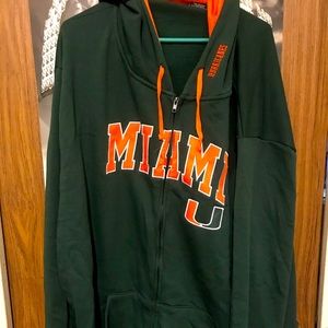 Miami Hurricanes hoodie, 5xl , new with tags